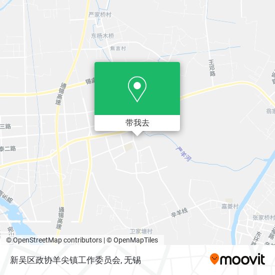 新吴区政协羊尖镇工作委员会地图