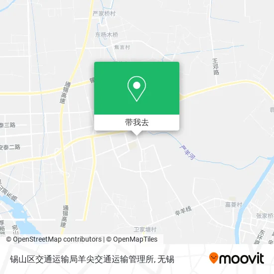 锡山区交通运输局羊尖交通运输管理所地图