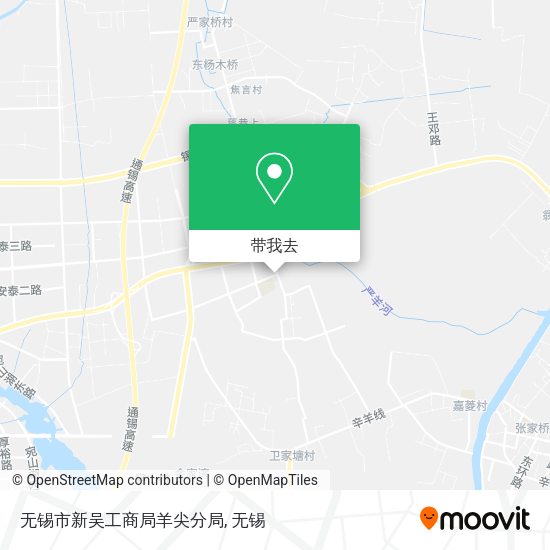 无锡市新吴工商局羊尖分局地图
