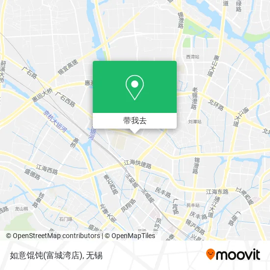 如意馄饨(富城湾店)地图