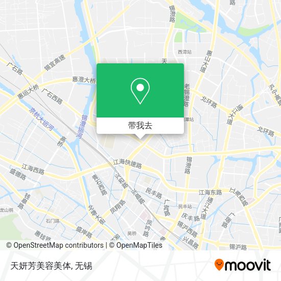天妍芳美容美体地图