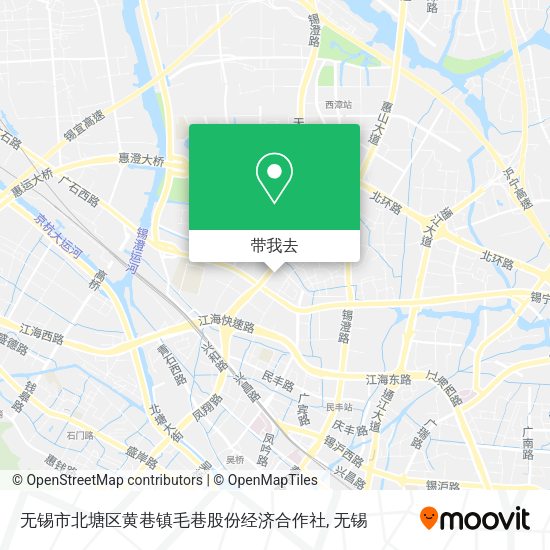 无锡市北塘区黄巷镇毛巷股份经济合作社地图