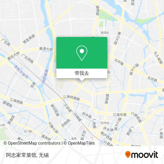 阿忠家常菜馆地图