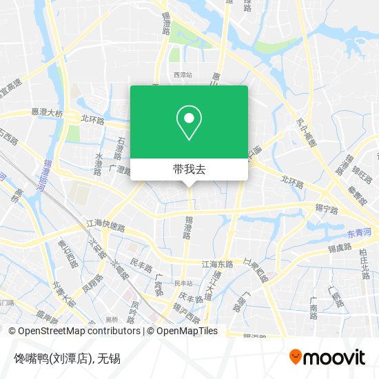 馋嘴鸭(刘潭店)地图