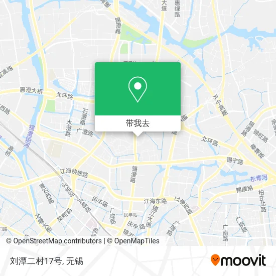 刘潭二村17号地图