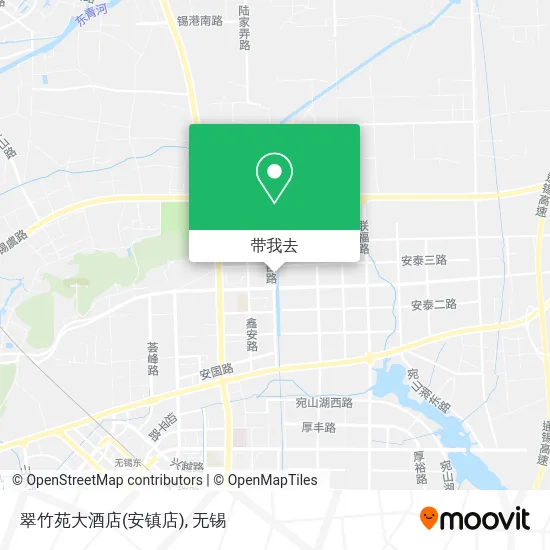 翠竹苑大酒店(安镇店)地图