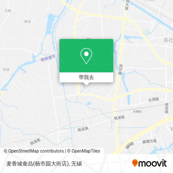 麦香城食品(杨市园大街店)地图