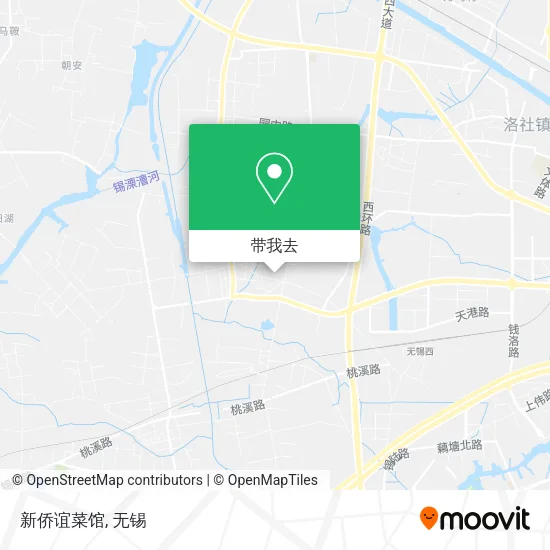 新侨谊菜馆地图