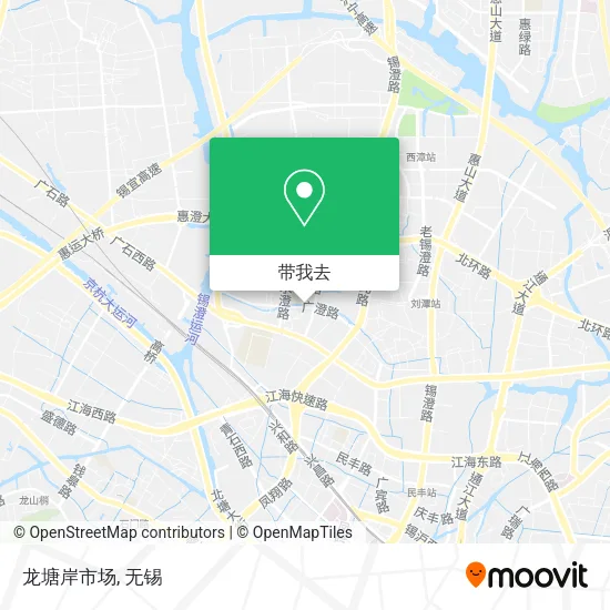 龙塘岸市场地图