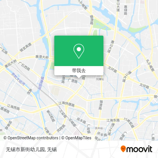 无锡市新街幼儿园地图