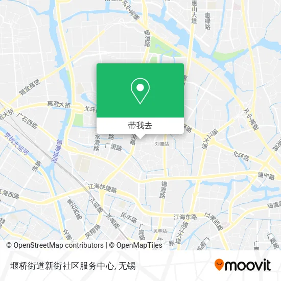 堰桥街道新街社区服务中心地图
