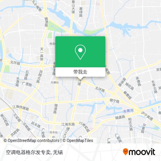 空调电器格尔发专卖地图