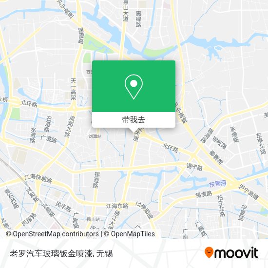 老罗汽车玻璃钣金喷漆地图