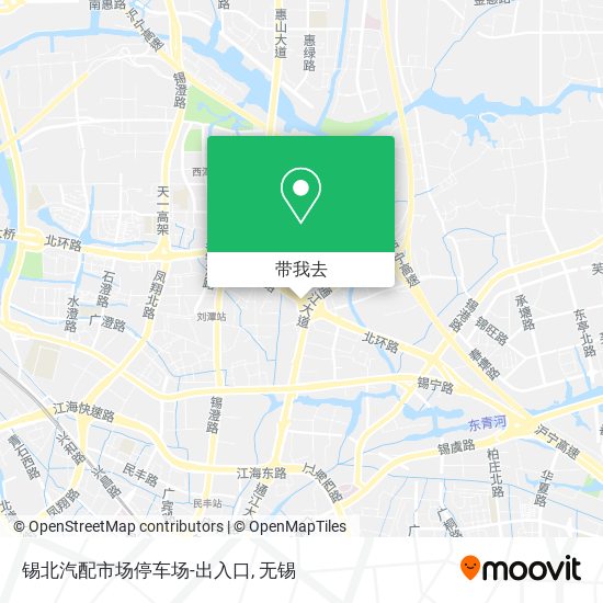 锡北汽配市场停车场-出入口地图