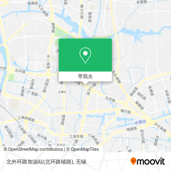 北外环路加油站(北环路辅路)地图