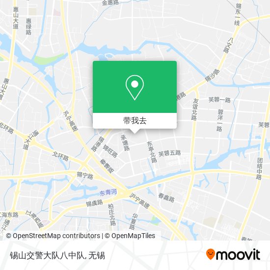锡山交警大队八中队地图