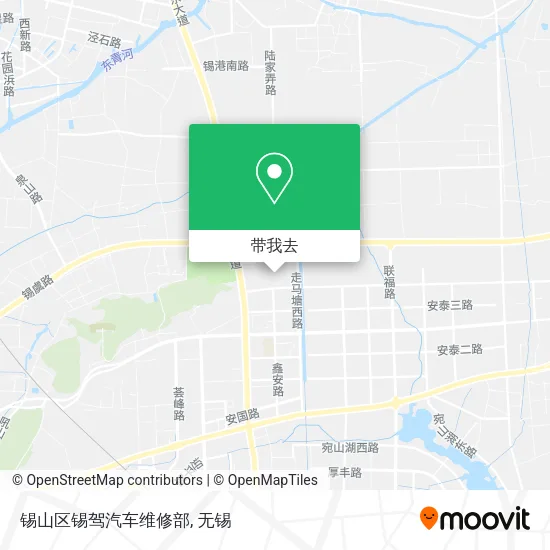 锡山区锡驾汽车维修部地图