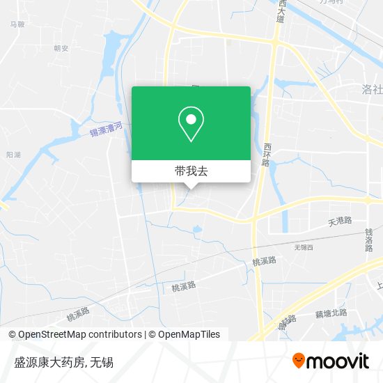 盛源康大药房地图