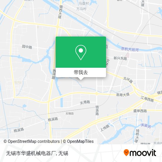无锡市华盛机械电器厂地图