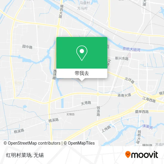 红明村菜场地图