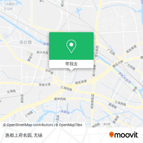惠都上府名园地图
