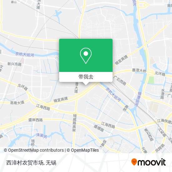 西漳村农贸市场地图