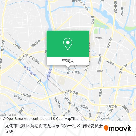 无锡市北塘区黄巷街道龙塘家园第一社区-居民委员会地图
