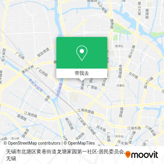 无锡市北塘区黄巷街道龙塘家园第一社区-居民委员会地图