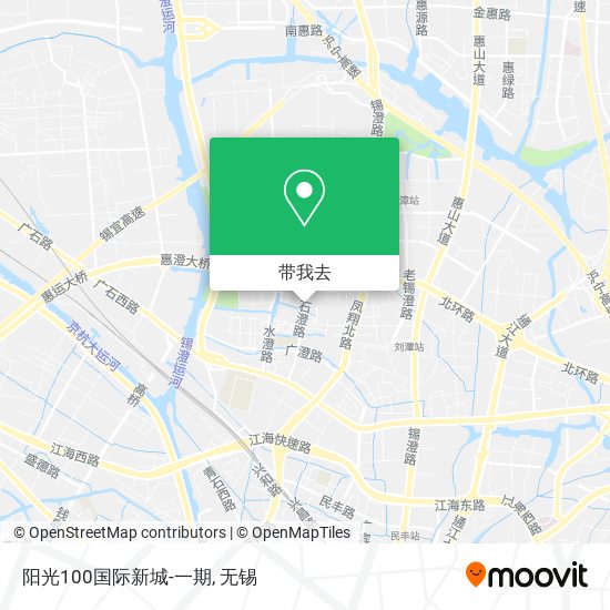 阳光100国际新城-一期地图