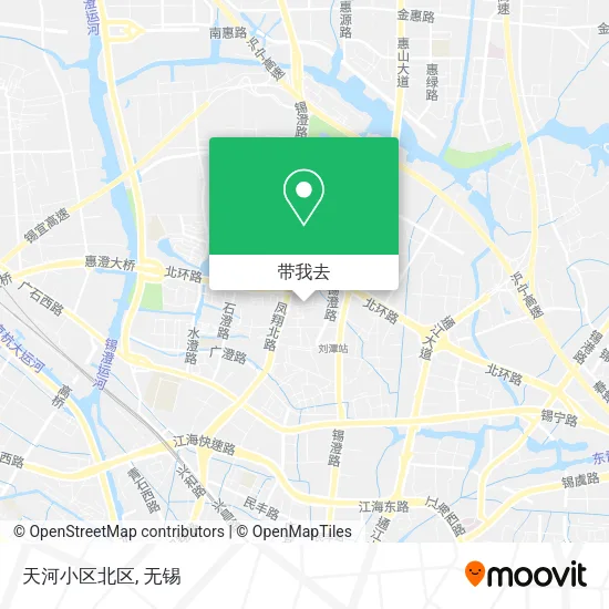 天河小区北区地图