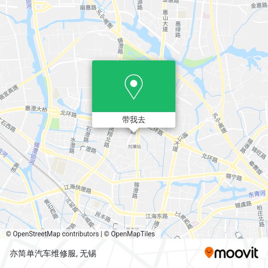 亦简单汽车维修服地图