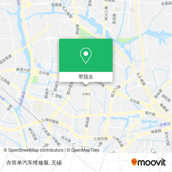 亦简单汽车维修服地图