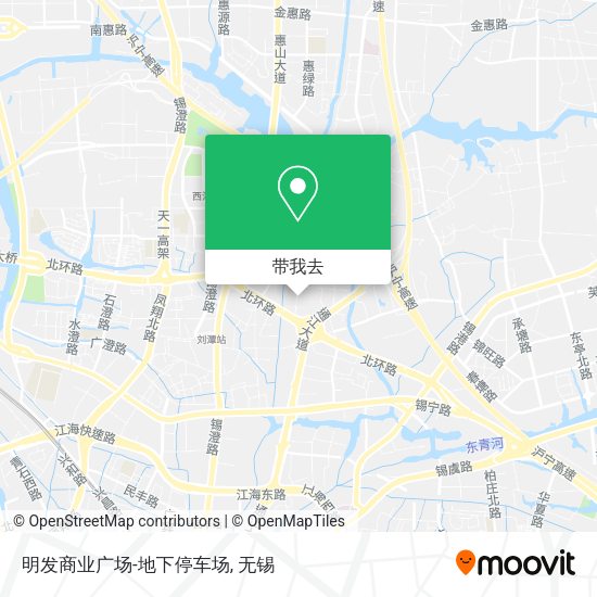 明发商业广场-地下停车场地图