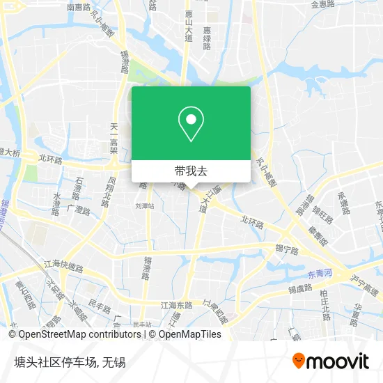 塘头社区停车场地图