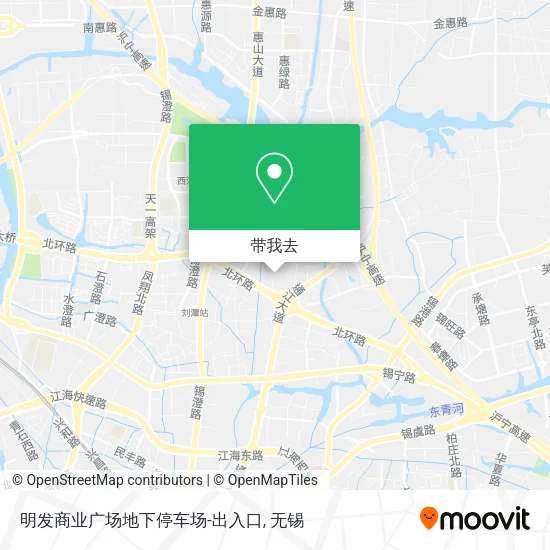明发商业广场地下停车场-出入口地图