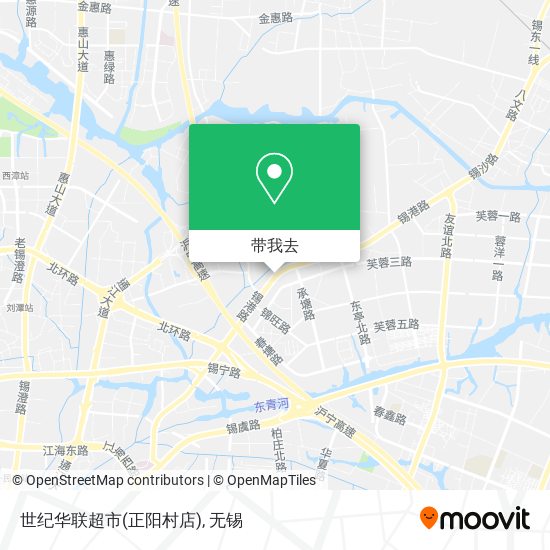 世纪华联超市(正阳村店)地图