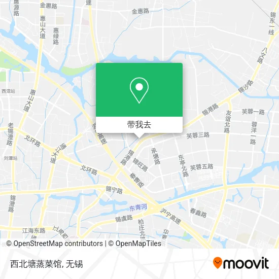 西北塘蒸菜馆地图