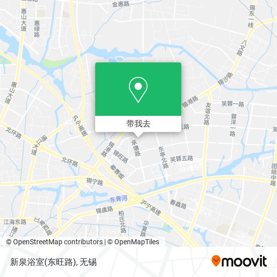 新泉浴室(东旺路)地图