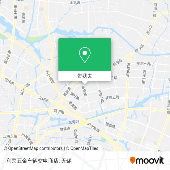 利民五金车辆交电商店地图