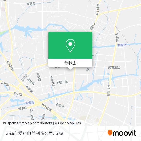 无锡市爱科电器制造公司地图