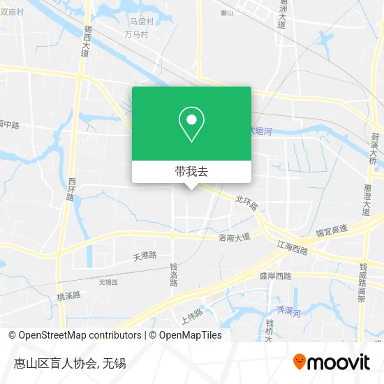 惠山区盲人协会地图