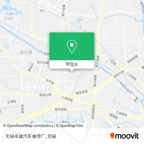 无锡卓越汽车修理厂地图