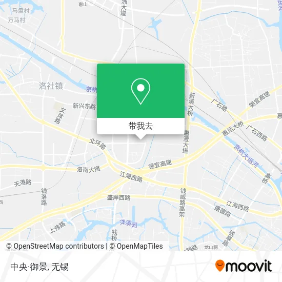 中央·御景地图