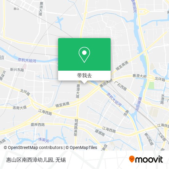 惠山区南西漳幼儿园地图