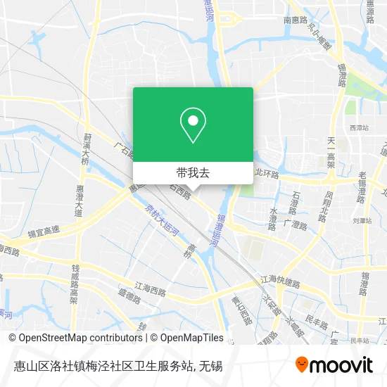 惠山区洛社镇梅泾社区卫生服务站地图