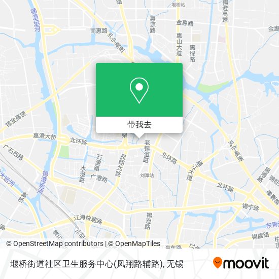 堰桥街道社区卫生服务中心(凤翔路辅路)地图