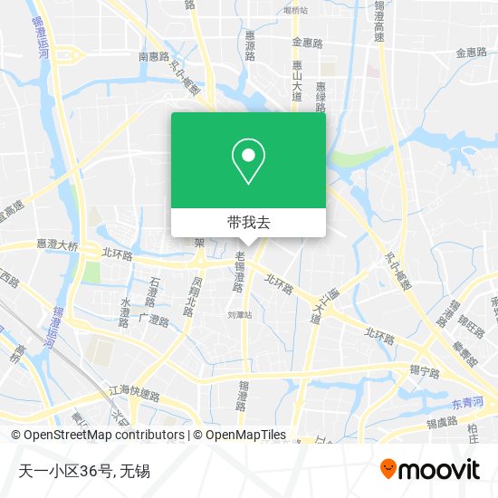 天一小区36号地图