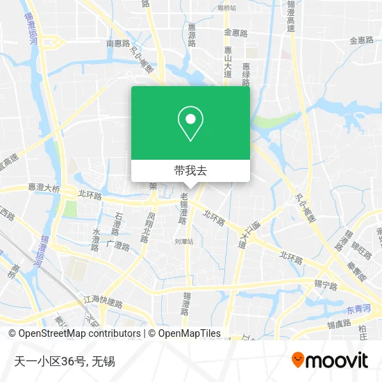 天一小区36号地图