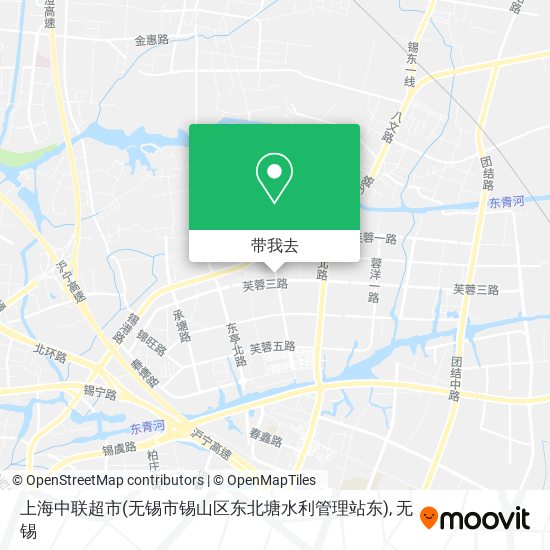 上海中联超市(无锡市锡山区东北塘水利管理站东)地图