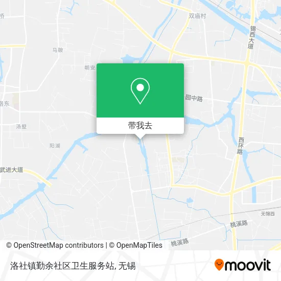 洛社镇勤余社区卫生服务站地图